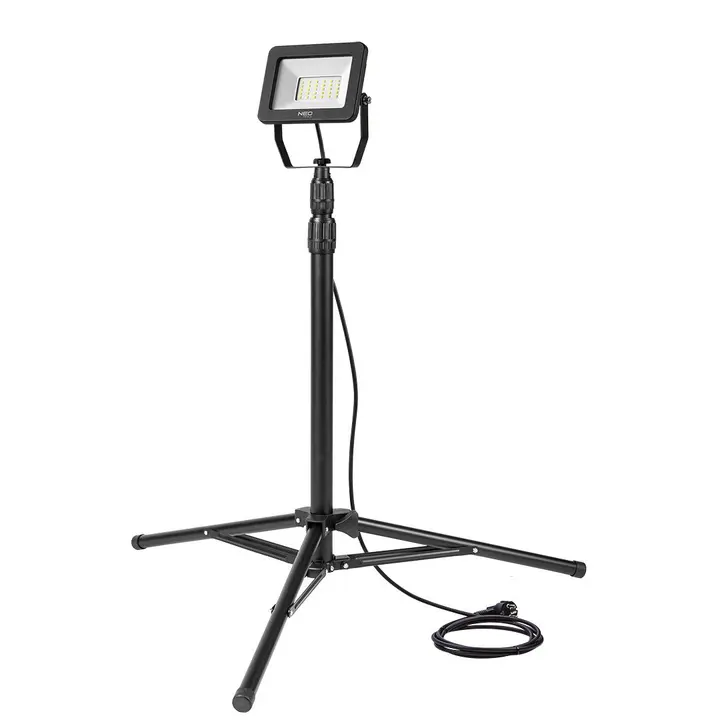 Tekli projektör 50W SMD LED 4250lm 230V, 1,8 m tripod üzerinde, kablolu
