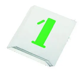 Etiketleme için 10 Rakam Seti (0-9) 70 mm (2 3/4")