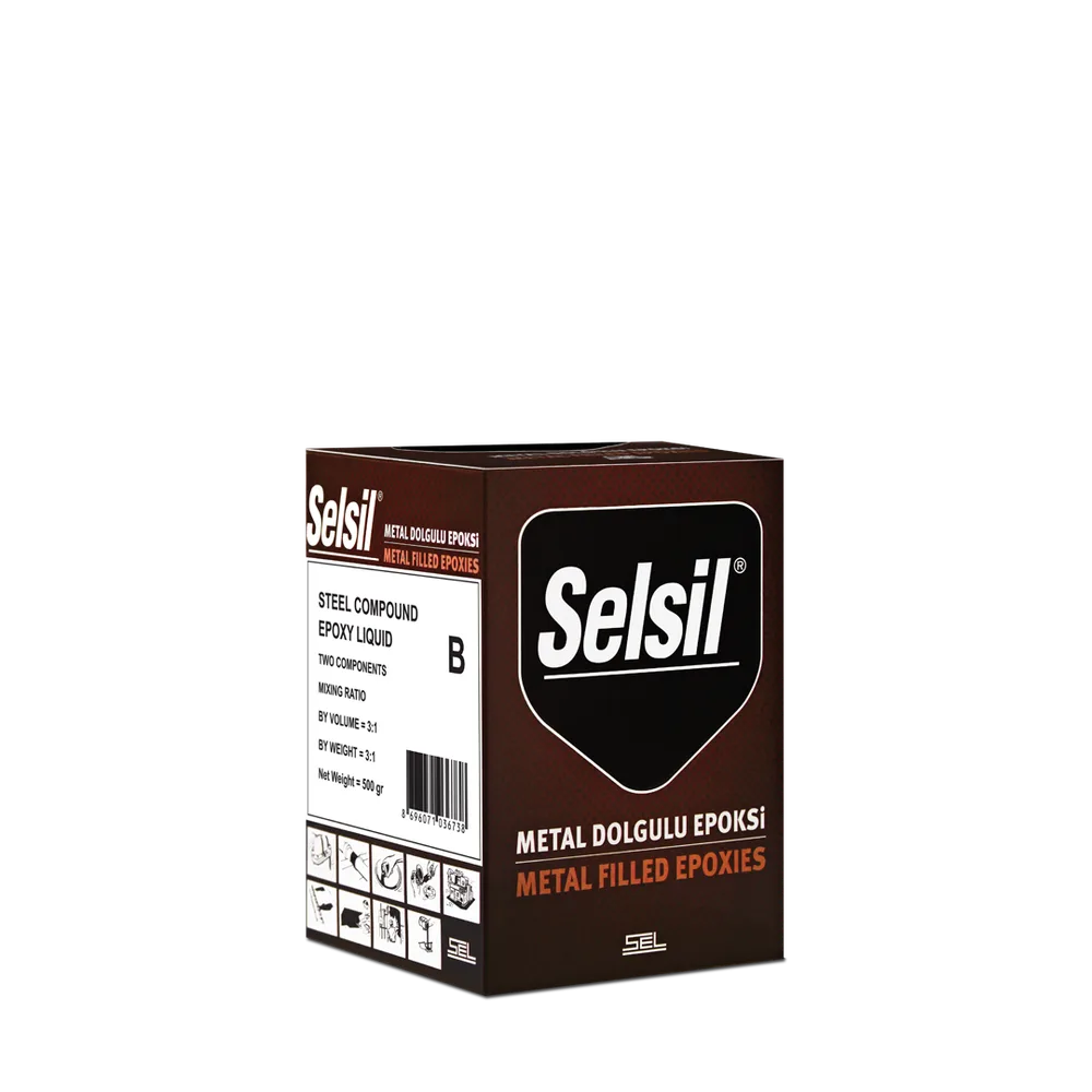 Metal Dolgulu Sıvı Epoksi Macun B