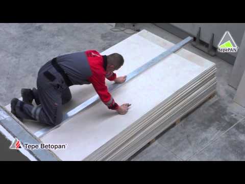 tepePAN® fibercement levhanın tozsuz ve kolay kesimi